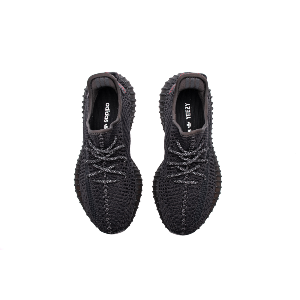 Yeezy Boost 350 V2 Black Non-Reflective Fu9013 （Kids）