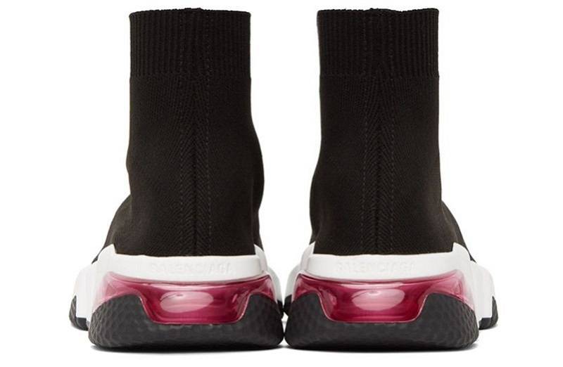 Balenciaga Clear Sole Speed &Quot;Black &Amp; Pink&Quot;