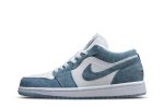 Nike Air Jordan 1 Retro Low Canvas "White Denim" WMNS