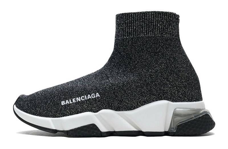 Balenciaga Speed Clear Sole Sneaker &Quot;Black Silver&Quot;