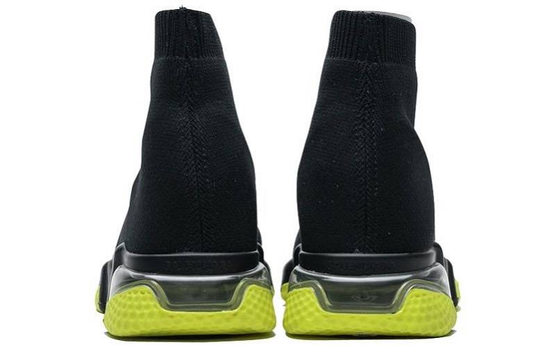 Balenciaga Speed Clear Sole &Quot;Black/Yellow Fluo&Quot;