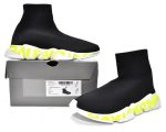 Balenciaga Speed Trainer Graffiti "Black Fluo Green"