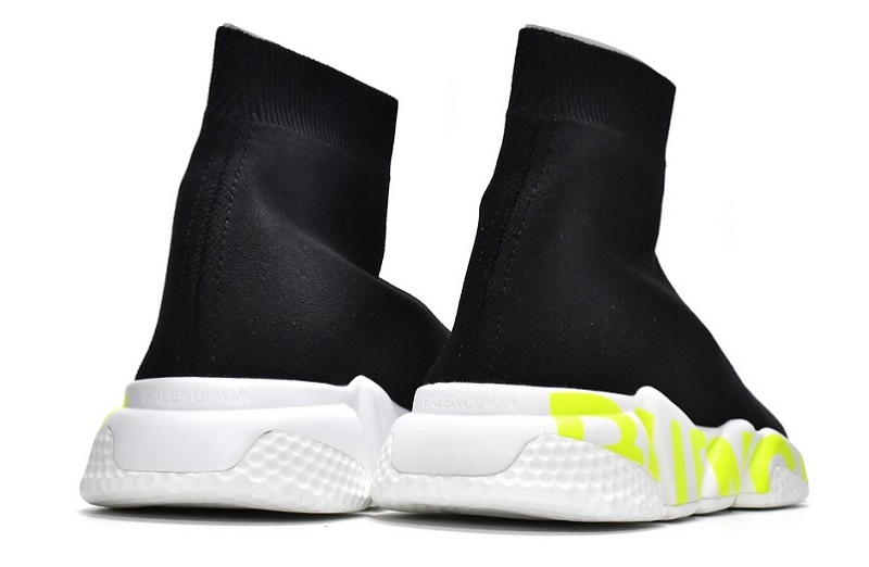 Balenciaga Speed Trainer Graffiti &Quot;Black Fluo Green&Quot;