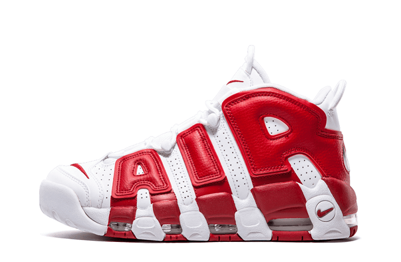 Air More Uptempo "White Red"