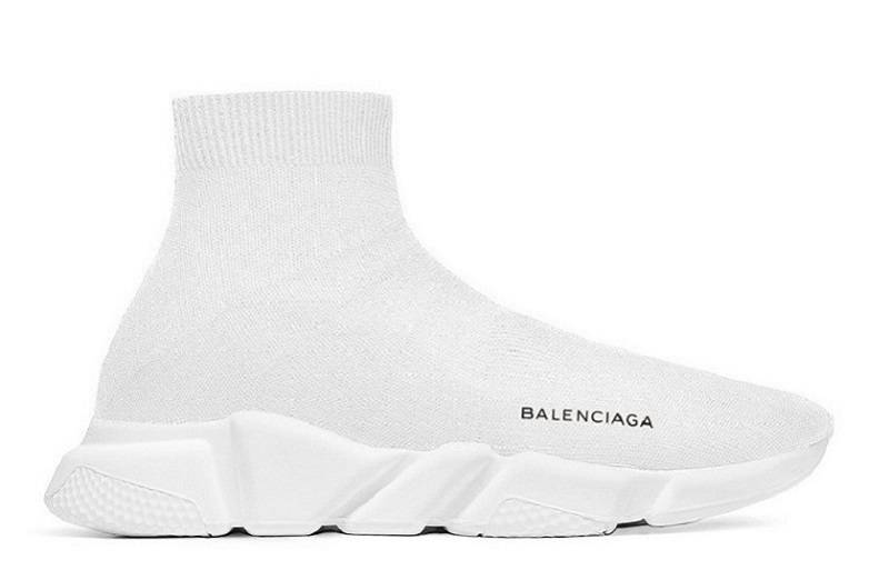 Balenciaga Speed Trainer Mid &Quot;Triple White&Quot;