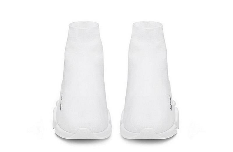 Balenciaga Speed Trainer Mid &Quot;Triple White&Quot;