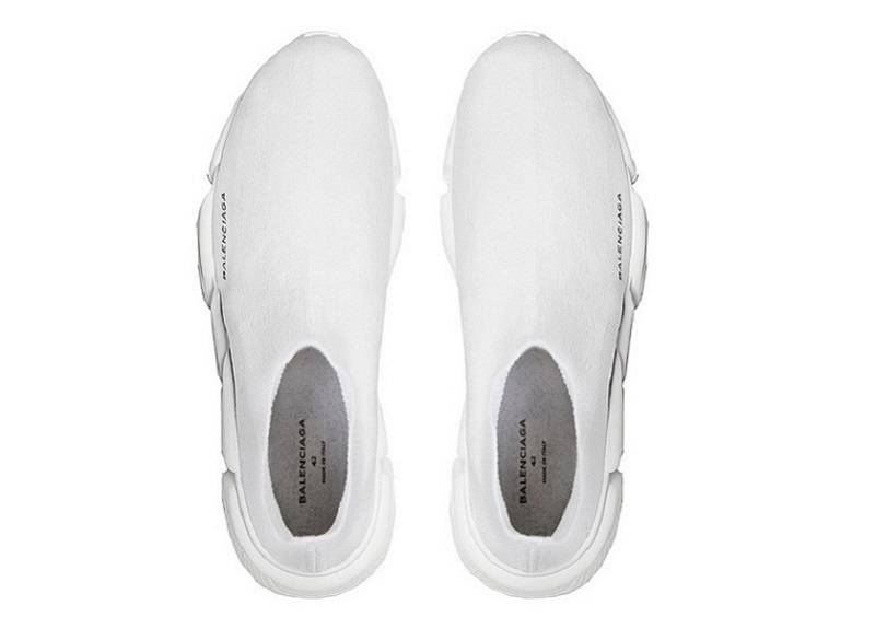 Balenciaga Speed Trainer Mid &Quot;Triple White&Quot;