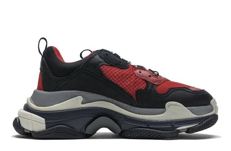 Balenciaga Triple S &Quot;Black Red Grey&Quot;