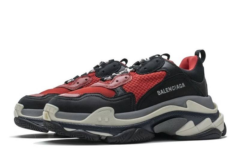 Balenciaga Triple S &Quot;Black Red Grey&Quot;