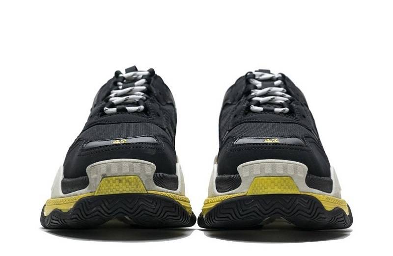 Balenciaga Triple S &Quot;Black Yellow&Quot;