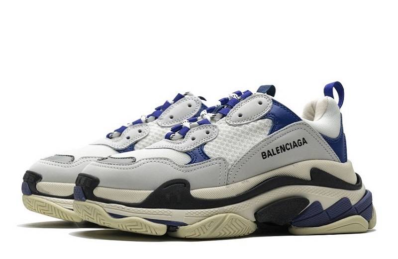 Balenciaga Triple S &Quot;Black Blue Violet&Quot;