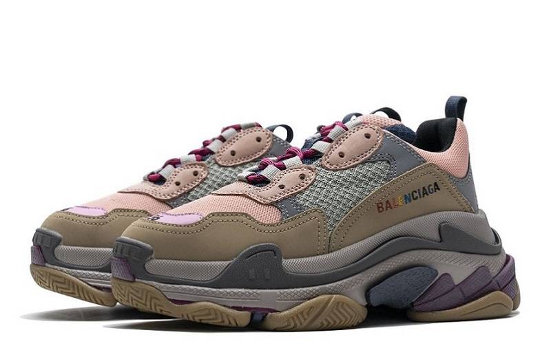 Balenciaga Triple S &Quot;Grey Pink&Quot;