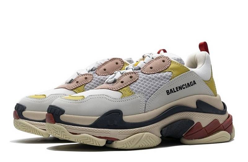 Balenciaga Triple S &Quot;Black Yellow Pink&Quot;