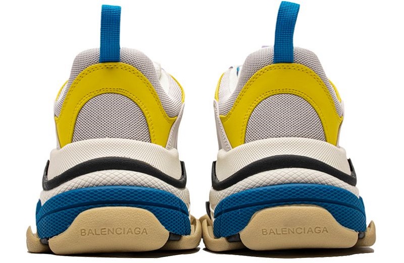 Balenciaga Triple S Retro Sneakers &Quot;Trend Purple/Yellow&Quot;