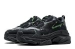 Balenciaga Triple S Allover Logo "Black Green"