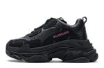 Balenciaga Triple S Allover Logo "Letter Black Pink"