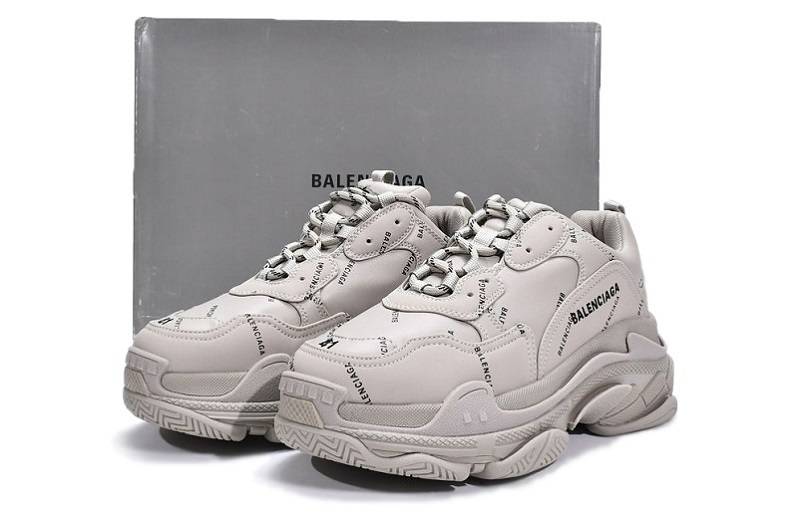 Balenciaga Triple S &Quot;Letter Beige&Quot;