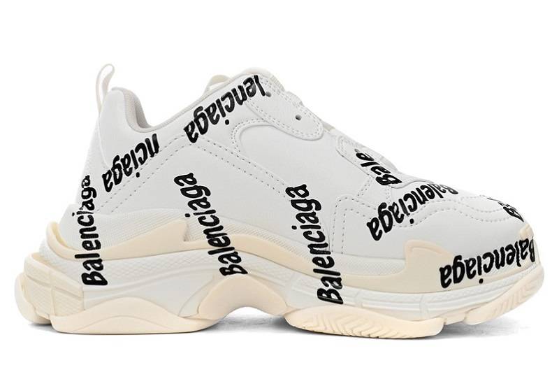 Balenciaga Triple S Wmns Logotype Sneaker &Quot;White&Quot;