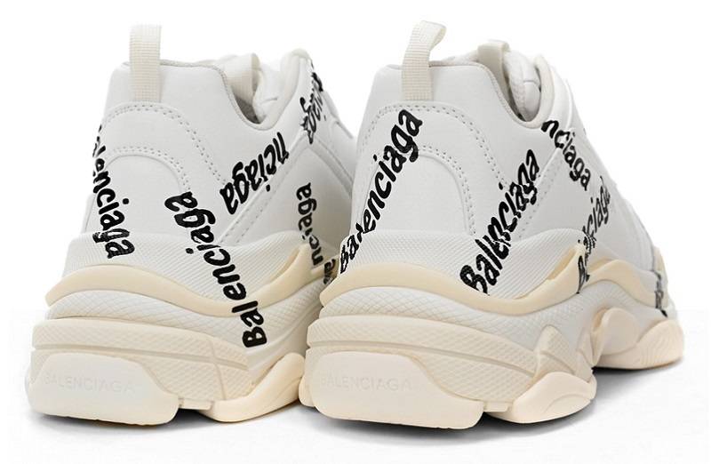 Balenciaga Triple S Wmns Logotype Sneaker &Quot;White&Quot;