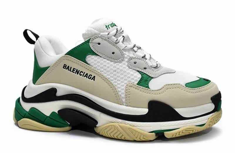 Balenciaga Triple S Retro &Quot;White Green&Quot;