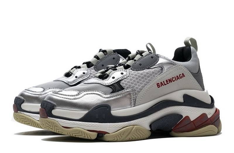 Balenciaga Triple S &Quot;Grey Silver&Quot;