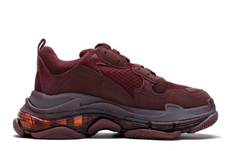 Balenciaga Triple S Clear Sole &Quot;Red Wine&Quot;