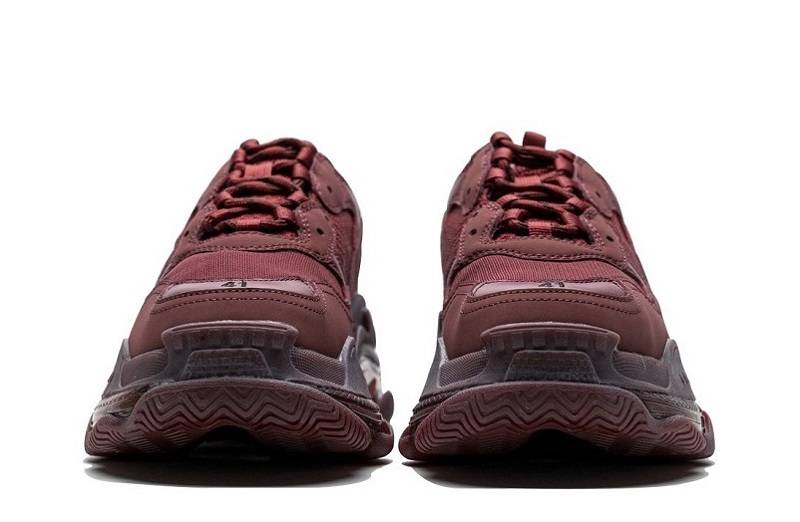 Balenciaga Triple S Clear Sole &Quot;Red Wine&Quot;