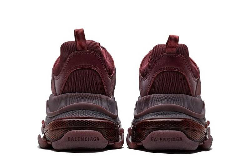 Balenciaga Triple S Clear Sole &Quot;Red Wine&Quot;