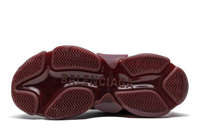 Balenciaga Triple S Clear Sole &Quot;Red Wine&Quot;