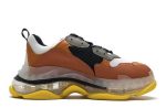 Balenciaga Triple S Clear Sole "Black Orange"