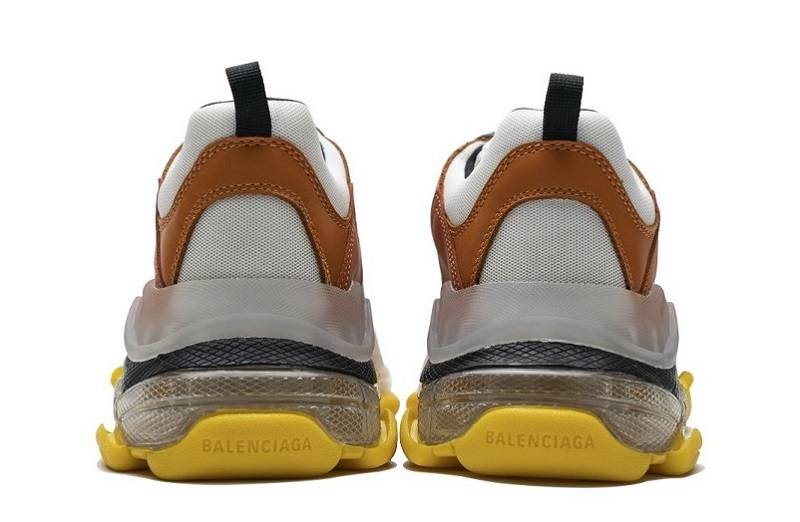 Balenciaga Triple S Clear Sole &Quot;Black Orange&Quot;