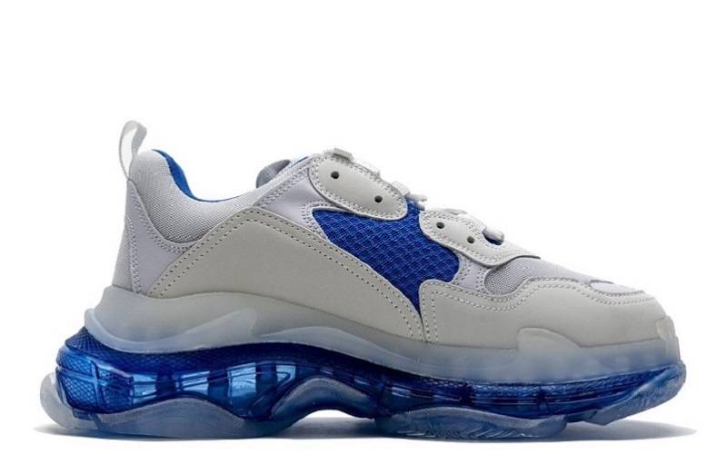 Balenciaga Triple S Clear Sole &Quot;White Blue&Quot;