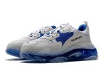 Balenciaga Triple S Clear Sole "White Blue"