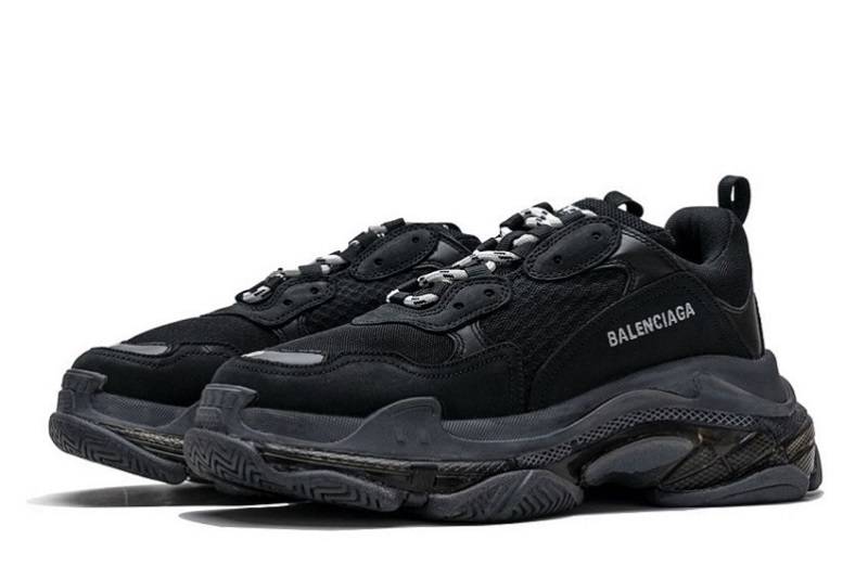 Balenciaga Triple S Clear Sole &Quot;Black&Quot;