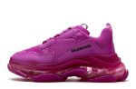 Balenciaga Triple S Clear Sole "Plum Red"