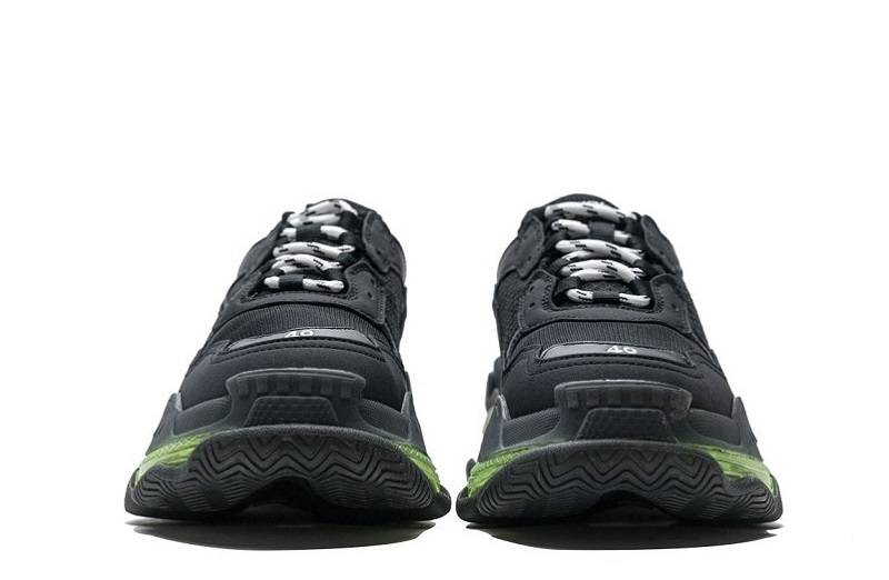 Balenciaga Triple S Clear Sole &Quot;Black Green&Quot;