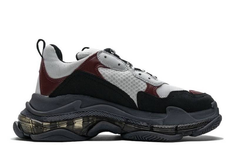 Balenciaga Triple S Clear Sole &Quot;Black Brown Red&Quot;