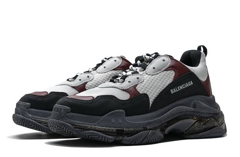 Balenciaga Triple S Clear Sole &Quot;Black Brown Red&Quot;