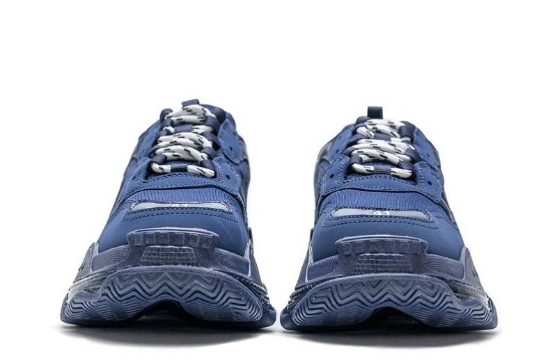 Balenciaga Triple S Clear Sole &Quot;Dark Blue&Quot;