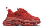 Balenciaga Triple S Clear Sole “Dark Red”