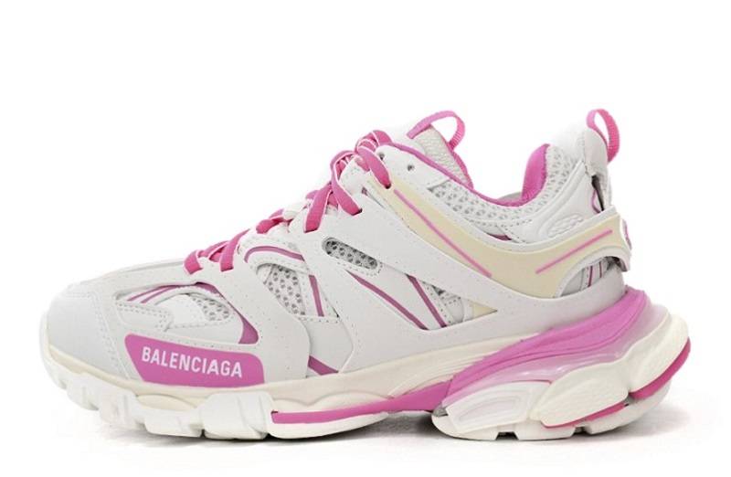 Balenciaga Track Sneaker "White Fluo Pink"