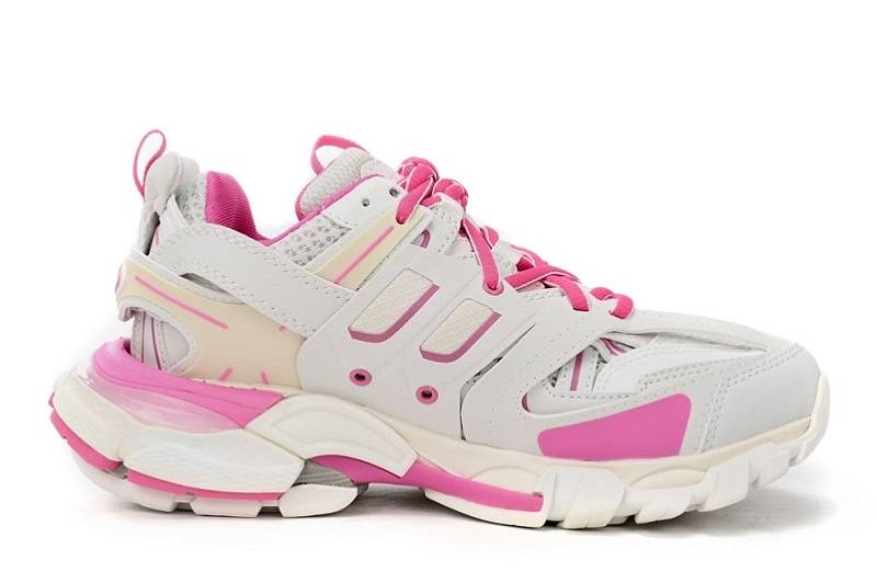 Balenciaga Track Sneaker &Quot;White Fluo Pink&Quot;