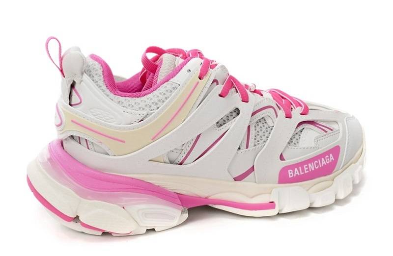 Balenciaga Track Sneaker &Quot;White Fluo Pink&Quot;