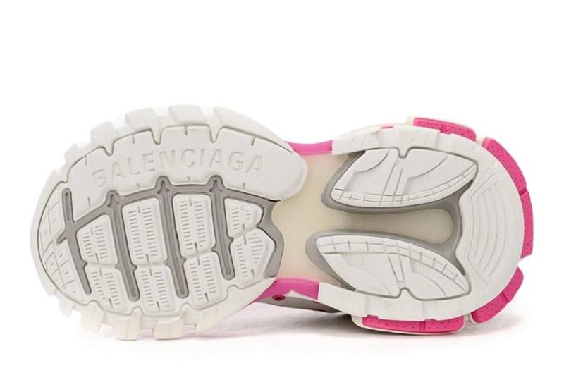 Balenciaga Track Sneaker &Quot;White Fluo Pink&Quot;