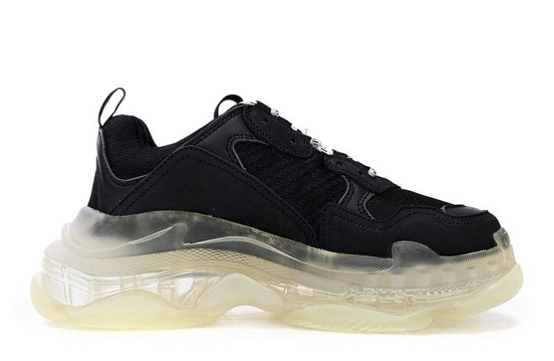 Balenciaga Triple S Clear Sole &Quot;Black Crystal&Quot;