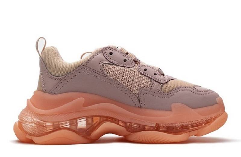 Balenciaga Triple S Clear Sole &Quot;Pink&Quot;