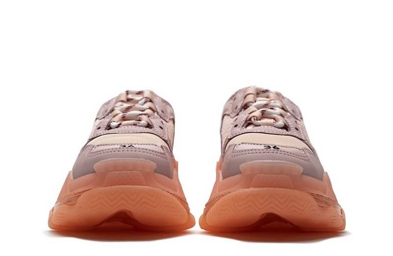 Balenciaga Triple S Clear Sole &Quot;Pink&Quot;