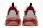 Balenciaga Triple S Clear Sole "White Red"