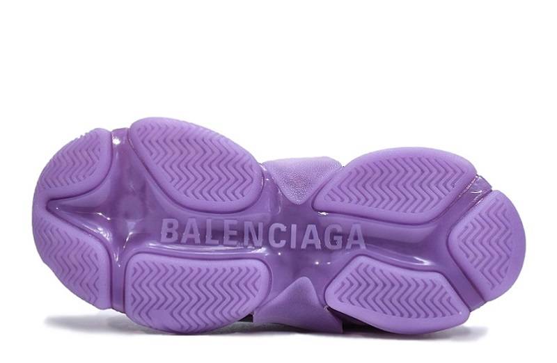 Balenciaga Triple S Clear Sole &Quot;Purple&Quot;