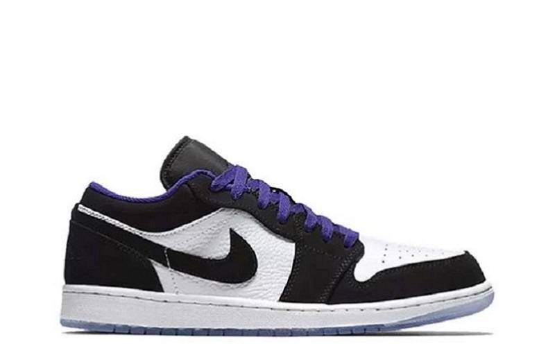 Air Jordan 1 Retro Low &Quot;White Black Dark Concord&Quot;